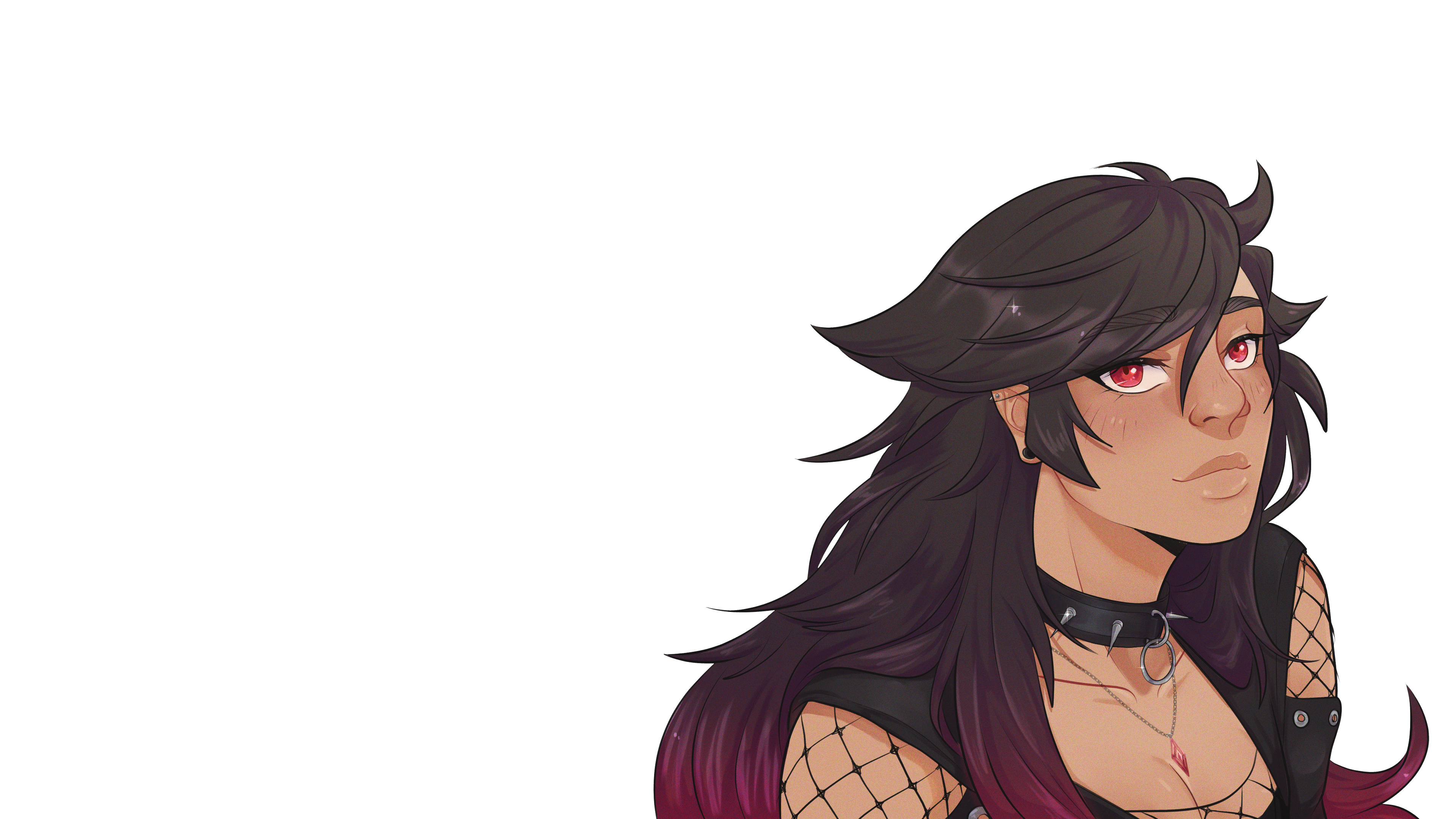 Illustrated character art of Sairi Durand